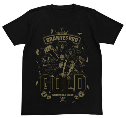 ONE PIECE FILM GOLD Tシャツ/ブラック-XL[コスパ]《在庫切れ》