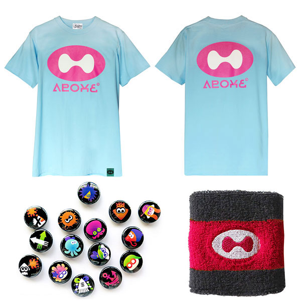 特典】スプラトゥーン イカノメTシャツ ライトブルー 大人用 XS