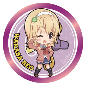 ハイスクール フリート キラキラフレーム付きbig缶バッジ 若狭麗緒 アクアマリン 在庫切れ