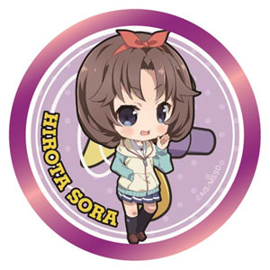 ハイスクール フリート キラキラフレーム付きbig缶バッジ 広田空 アクアマリン 在庫切れ