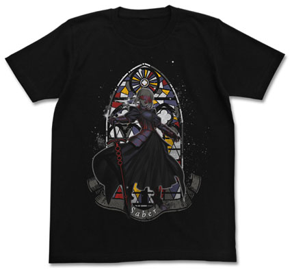 Fate/Grand Order アルトリア・ペンドラゴン[オルタ]Tシャツ/ブラック-L[コスパ]