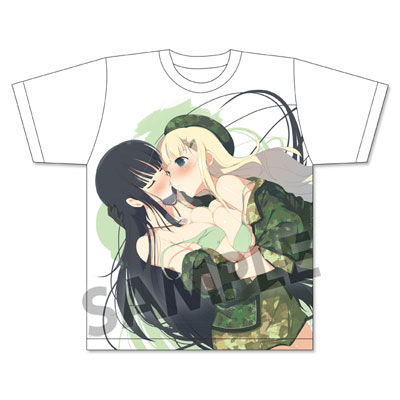 閃乱カグラ×UPPERS GIRL’S DOUBLE UPPER Tシャツ 斑鳩＆詠 Mサイズ[ホビーストック]《在庫切れ》