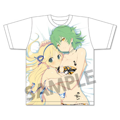 閃乱カグラ×UPPERS GIRL’S DOUBLE UPPER Tシャツ 葛城＆日影 Mサイズ[ホビーストック]《在庫切れ》