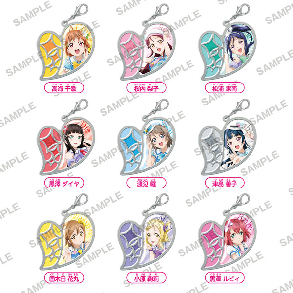 ラブライブ！サンシャイン！！ クリアステンドチャームコレクション 9個入りBOX[KADOKAWA]《在庫切れ》