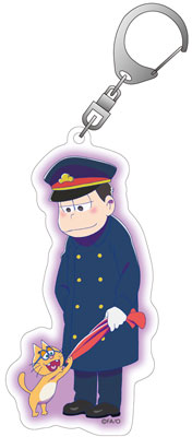 おそ松さん アクリルキーホルダー 電車柄 一松[エンスカイ]《在庫切れ》