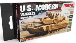 現用米軍車両 カラーセット[MENG Model/AKインタラクティブ]《在庫切れ》