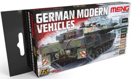 現用ドイツ軍車両 カラーセット[MENG Model/AKインタラクティブ]《在庫切れ》