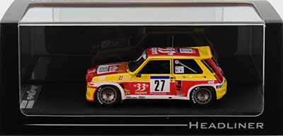 1/43 Renault 5 MAXI turbo (#27) 1985 Tour de Corse[ヘッドライナー