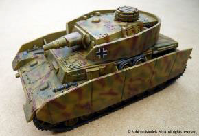 1/56 WWII ドイツ軍 IV号戦車 (F2/G/H型) プラモデル[RUBICON MODELS