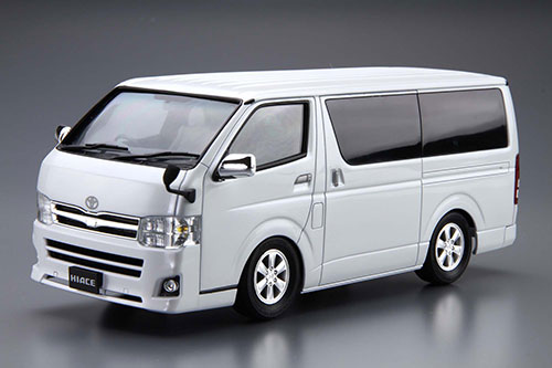 1/24 プラモデル7台まとめ売り　ランドクルーザー　ハイエース　ステップワゴン ザ・モデルカー No.6 1/24 トヨタ TRH200V ハイエーススーパーGL '10
