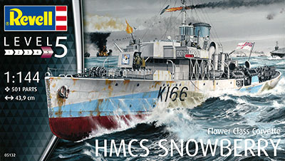 1/144 フラワー級コルベット HMCS スノーベリー プラモデル[ドイツ