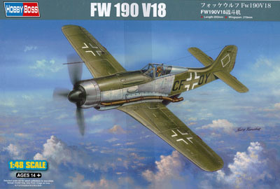 1/48 エアクラフト シリーズ フォッケウルフ Fw190V18 プラモデル[ホビーボス]《在庫切れ》
