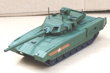 1/72 T-14 アルマ-タ ロシア主力戦車 対独戦勝パレード 2015年 塗装