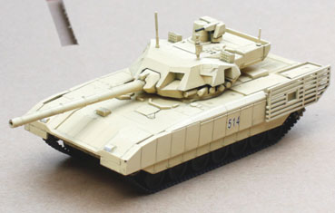 1/72 T-14 アルマ-タ ロシア主力戦車 砂漠迷彩 塗装済み完成品[モデル 
