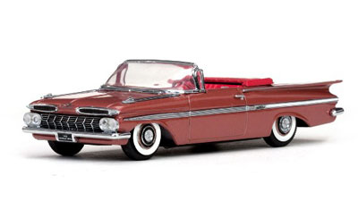ビテス モデルカー 1/43 1959年 シボレー インパラ (コーラル