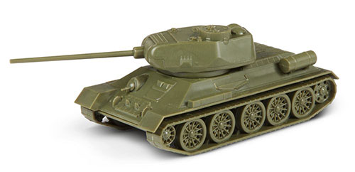 1/100 T-34/85 ソビエト中戦車 プラモデル[ズベズダ]《在庫切れ》