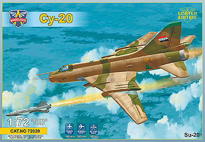 1/72 露・スホーイSu-20フィッター可変翼戦闘爆撃機・数量限定 プラモデル[モデルズビット]《在庫切れ》