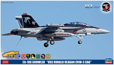 特典】1/72 EA-18G グラウラー “USS ロナルド レーガンCVW-5 CAG