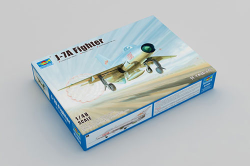 1/48 中国空軍 J-7A 多用途戦闘機 プラモデル[トランペッターモデル]《在庫切れ》