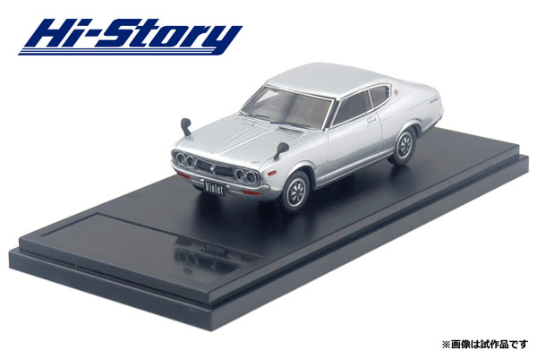 1/43 NISSAN VIOLET HARDTOP 1600 SSS (1973) シルバー[ハイストーリー