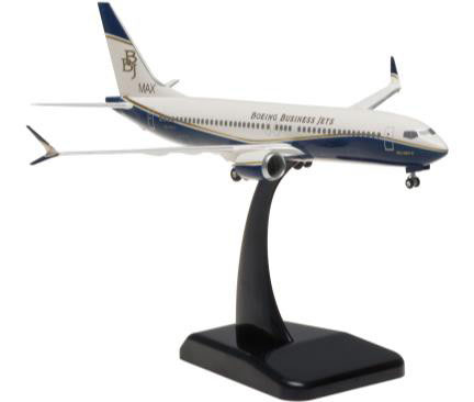 1/200 ボーイングビジネスジェット 737MAX8 ランディングギア・スタンド付属[ホーガンウイングス]《在庫切れ》