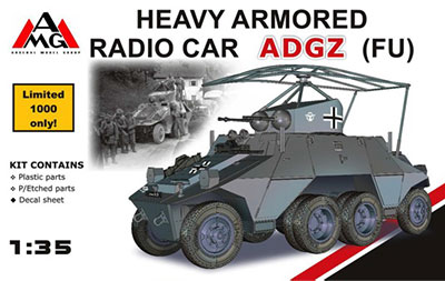 1/35 シュタイアーADGZ装甲車 後期型（軟質樹脂製タイヤ