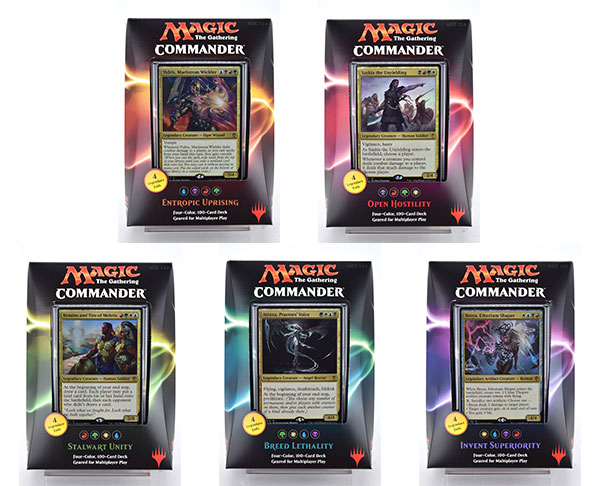 マジック：ザ・ギャザリング 統率者(2016) 英語版 5種セット[Wizards