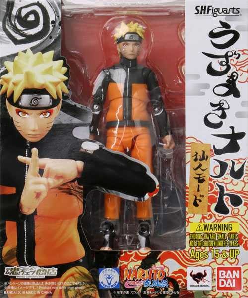 中古 本体a 箱b S H フィギュアーツ うずまきナルト 仙人モード Naruto ナルト 疾風伝 魂ウェブ商店限定 バンダイ 発売済 在庫品