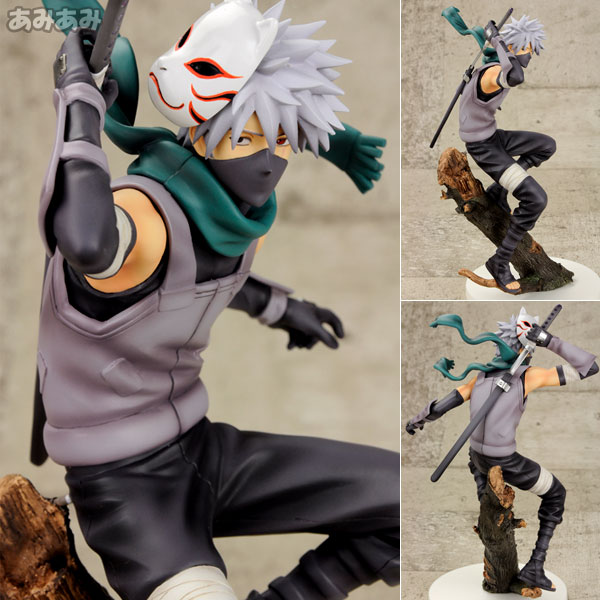 G.E.M.シリーズ NARUTO-ナルト-疾風伝 はたけカカシ ver.暗部(再販) 完成品フィギュア (メガトレショップ、プレミアムバンダイ、Mekke！限定)