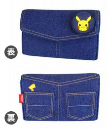 デニムポーチ/ポケットモンスター for Newニンテンドー3DS LL[ジェスネット]《在庫切れ》