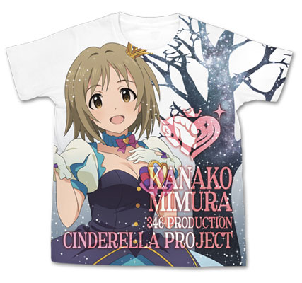 アイドルマスター シンデレラガールズ マイファーストスター！！三村かな子フルグラフィックTシャツ/ホワイト-S[コスパ]《在庫切れ》