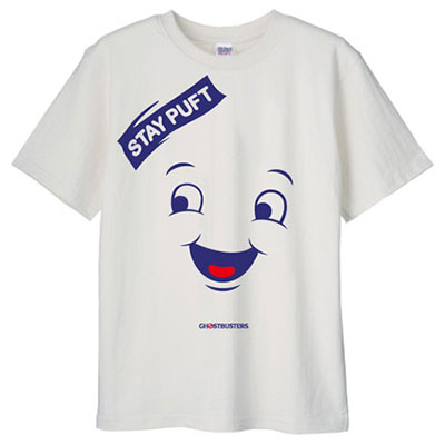 ゴーストバスターズ STAY PUFTマシュマロマン フェイスアップ(スマイル) T-シャツ size-M[スパイダーウェブ]《在庫切れ》
