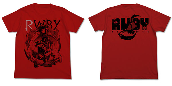 RWBY ルビー・ローズTシャツ/レッド-S[コスパ]《在庫切れ》