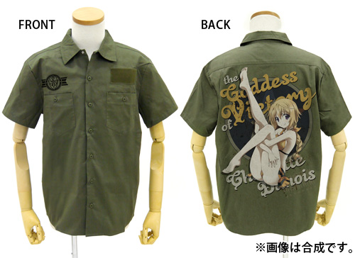 IS〈インフィニット・ストラトス〉 シャルロット・デュノア フルカラーワークシャツ ノーズアート風Ver./モス-L[コスパ]《在庫切れ》