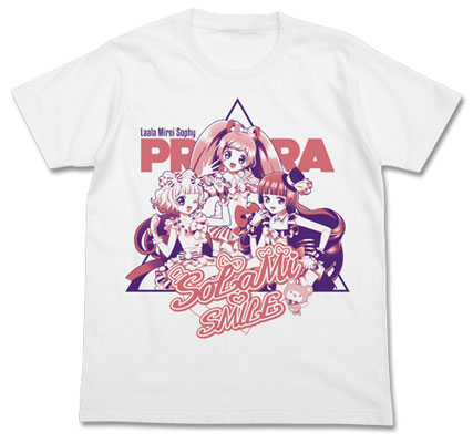 プリパラ(3期) そらみスマイル チームTシャツ/ホワイト-L[コスパ]《在庫切れ》