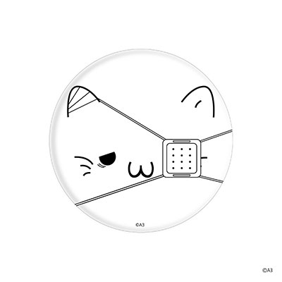 缶バッジ「にゃんバッジ」12/ガンタ[A3]《在庫切れ》