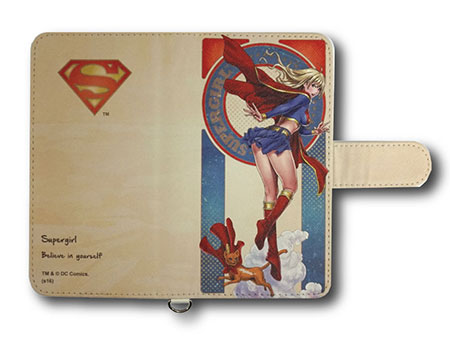 DC Comics iPhone ユニバーサルフリップカバー (M) スーパーガール(DCH-02B)[グルマンディーズ]《在庫切れ》