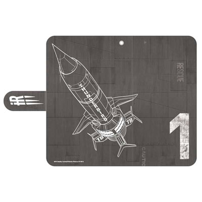 サンダーバード - ARE GO - スライド式手帳型スマートフォンケース 1号.ver L[キャラバン]《在庫切れ》