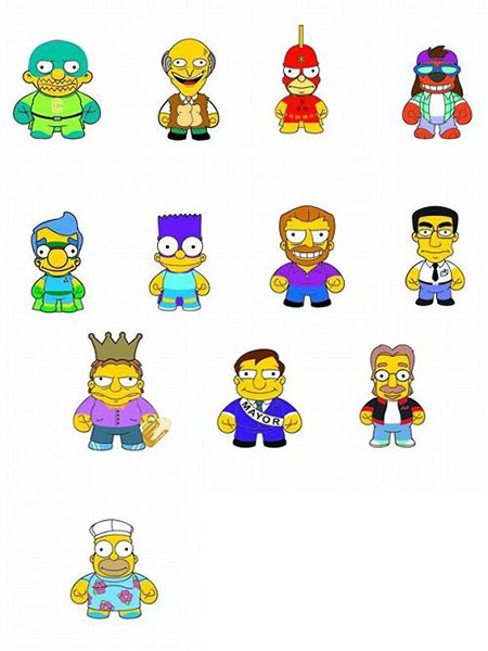 シンプソンズ　25周年記念　フィギュアセット Amazon.co.jp: The Simpsons 25th Anniversary 5インチ フィギュア