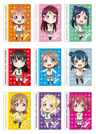 ラブライブ！サンシャイン！！ マグネットクリップSD Ver. 9個入りBOX[ジーベック]《在庫切れ》