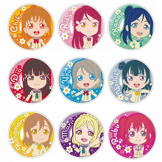 ラブライブ！サンシャイン！！ ラバーコースターSD Ver. 9個入り