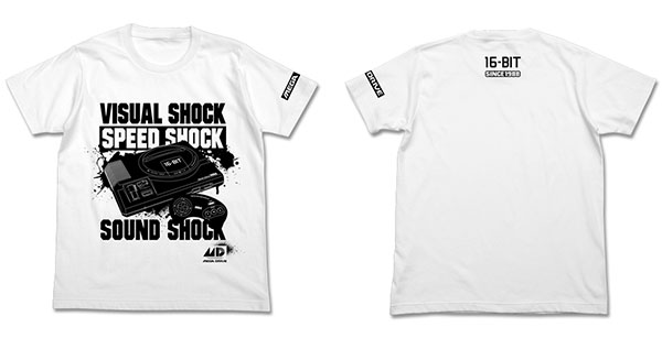 メガドライブ 3SHOCK Tシャツ/ホワイト-S[コスパ]