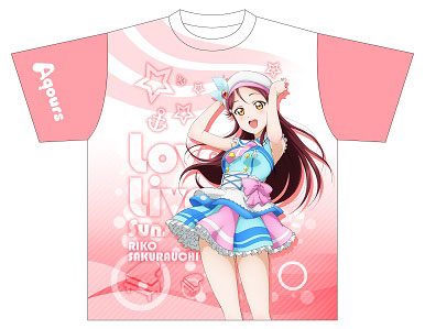 ラブライブ！サンシャイン！！ フルグラフィックTシャツ (B)桜内梨子 