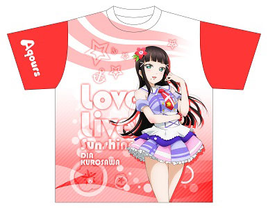 ラブライブ！サンシャイン！！ フルグラフィックTシャツ (D)黒澤ダイヤ