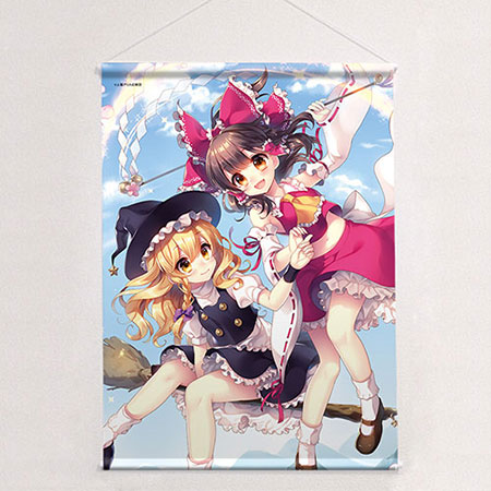 東方Project]まさる.jp先生描き下ろし B2タペストリー(霊夢＆魔理沙 