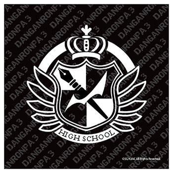 【未開封品】ダンガンロンパ 希望ヶ峰学園Tシャツ (Lサイズ・BLACK) ダンガンロンパ×望月けい第二弾_Tシャツ ブラックXL | 公式グッズ