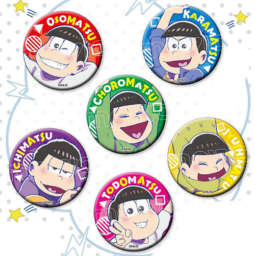 おそ松さん キャラバッジコレクション A 6個入りBOX[ムービック]《在庫切れ》