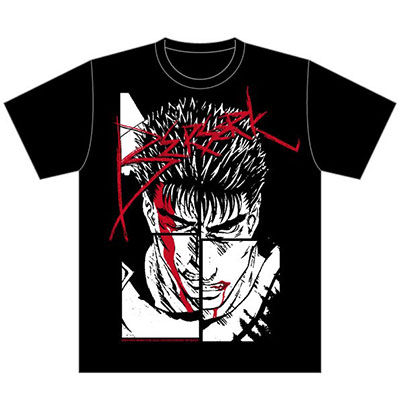 海外公式 オフィシャル アニメ 漫画 ベルセルク ガッツ Tシャツ ベルセルク』 Tシャツ ガッツ柄 S[ACG]《在庫切れ》