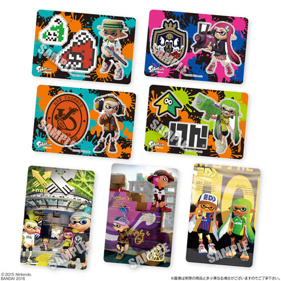 スプラトゥーン ステッカーウエハース こだわりコーデ編 20個