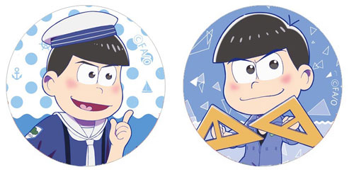 おそ松さん 描き下ろし 缶バッチSET カラ松[エムズ]《在庫切れ》